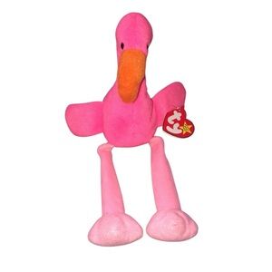 Pinky the Flamingo Collectible Beanie Baby